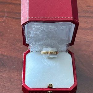 Cartier  Lanieres [Pinky] Ring 18K YG